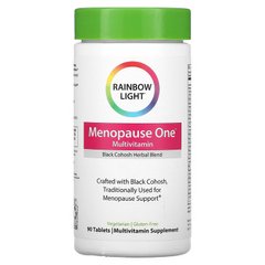 Rainbow Light, Menopause One, мультивітамінний комплекс на харчовій основі, 90 таблеток (RLT-11243), фото