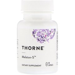 Thorne Research, Мелатон-5, 5 мг, 60 капсул (THR-78002), фото